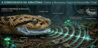 Surucucu-pico-de-jaca utiliza vibrações sísmicas no solo para caçar na escuridão profunda da Floresta Amazônica