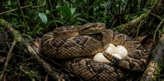 Como a surucucu-pico-de-jaca utiliza a termorregulação e o comportamento de sentinela para proteger ativamente seus ovos na floresta amazônica Como a surucucu-pico-de-jaca utiliza a termorregulação e o comportamento de sentinela para proteger ativamente seus ovos na floresta amazônica