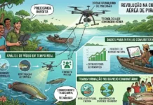 Drones Brasileiros: A Revolução na Contagem Aérea de Pirarucus e a Transformação do Manejo Comunitário na Amazônia