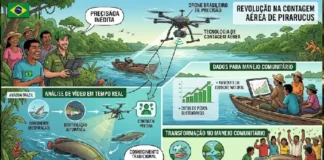Drones Brasileiros: A Revolução na Contagem Aérea de Pirarucus e a Transformação do Manejo Comunitário na Amazônia