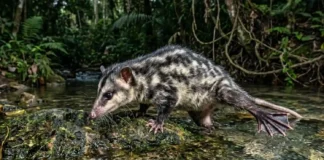 Como a rara cuíca-d’água evoluiu como o único marsupial das Américas com membranas natatórias adaptadas aos riachos da Amazônia