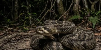 Como a letal cascavel amazônica utiliza suas fossetas loreais para enxergar o calor de presas na escuridão da floresta