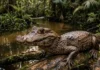 Como o jacaré-anão amazônico utiliza seu tamanho compacto para dominar igarapés estreitos e desafia o monitoramento ecológico