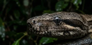 Como a jiboia amazônica utiliza sensores térmicos labiais para caçar mamíferos em completa escuridão na floresta tropical