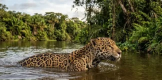 Como a onça-pintada se tornou o único grande felino do planeta especialista em dominar répteis e rios na Amazônia