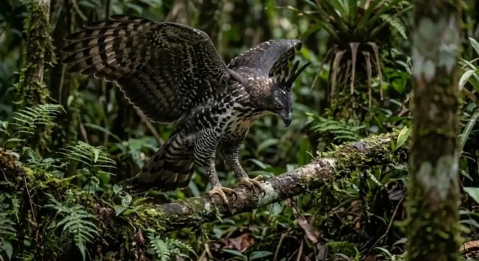 Novo Projeto - 2026-06-20T102307.819 Como a agilidade oculta do gavião de penacho domina o sub bosque amazônico superando a força do gavião real