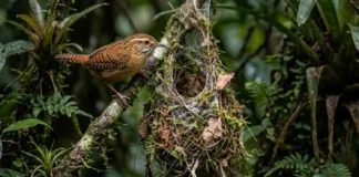 Como a engenharia do uirapuru combina teias de aranha e fibras vegetais para conquistar fêmeas exigentes na floresta amazônica