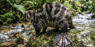 Como a fascinante cuíca d’água fecha hermeticamente sua bolsa marsupial antes de mergulhar protegendo filhotes em desenvolvimento