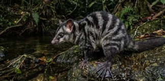 Como a rara cuíca d'água une marsupiais terrestres a hábitos aquáticos em um elo evolutivo único nas Américas Como a rara cuíca d'água une marsupiais terrestres a hábitos aquáticos em um elo evolutivo único nas Américas