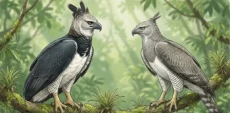 Gavião real falso mimetiza plumagem da harpia e cria confusão visual que desafia censos de aves na floresta amazônica Gavião real falso mimetiza plumagem da harpia e cria confusão visual que desafia censos de aves na floresta amazônica
