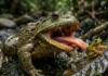 Rã touro invasora devora anfíbios e insetos nativos gerando desequilíbrio e ameaça severa à biodiversidade das águas da Amazônia