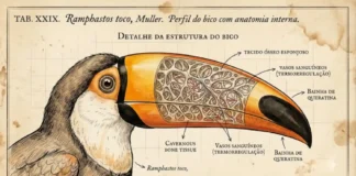 A origem tupi da palavra tucano e a engenharia biológica por trás do bico que define a ave A origem tupi da palavra tucano e a engenharia biológica por trás do bico que define a ave