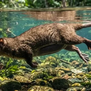 Único marsupial aquático do mundo veda bolsa com esfíncter muscular e cria submarino biológico na Amazônia