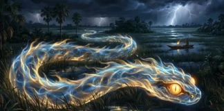 O fogo que protege a floresta como os relâmpagos dos campos amazônicos deram vida ao Boitatá, o guardião mítico contra as queimadas O fogo que protege a floresta como os relâmpagos dos campos amazônicos deram vida ao Boitatá, o guardião mítico contra as queimadas