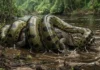 O abraço mortal dos rios e como a engenharia muscular da sucuri-verde gera pressão para parar a circulação de jacarés