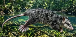 Como a rara cuíca-d'água evoluiu como o único marsupial aquático do mundo para dominar os rios da Amazônia Como a rara cuíca-d'água evoluiu como o único marsupial aquático do mundo para dominar os rios da Amazônia