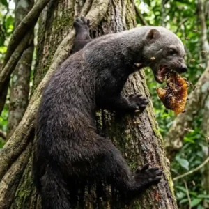 Como a destemida irara invade colmeias de abelhas africanizadas e resiste a ferroadas para obter mel na floresta Amazônica Como a destemida irara invade colmeias de abelhas africanizadas e resiste a ferroadas para obter mel na floresta Amazônica