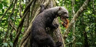 Como a destemida irara invade colmeias de abelhas africanizadas e resiste a ferroadas para obter mel na floresta Amazônica Como a destemida irara invade colmeias de abelhas africanizadas e resiste a ferroadas para obter mel na floresta Amazônica