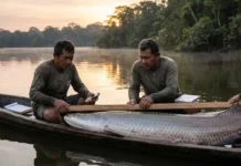 Manejo comunitário do pirarucu em Mamirauá multiplica estoque pesqueiro e gera receita para famílias da reserva no Amazonas
