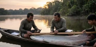 Manejo comunitário do pirarucu em Mamirauá multiplica estoque pesqueiro e gera receita para famílias da reserva no Amazonas Manejo comunitário do pirarucu em Mamirauá multiplica estoque pesqueiro e gera receita para famílias da reserva no Amazonas