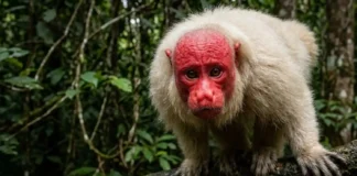 Coloração da face do uacari-vermelho atua como indicador de saúde e determina o sucesso reprodutivo na Amazônia Coloração da face do uacari-vermelho atua como indicador de saúde e determina o sucesso reprodutivo na Amazônia