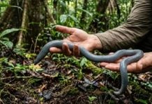 Minhocas gigantes de até dois metros habitam solo amazônico e processam toneladas de matéria orgânica por hectare
