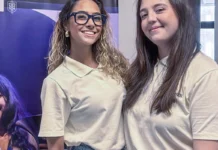 Estudantes criam retardante de chamas natural e disputam prêmio de US$ 1 milhão As duas estudantes da PUCPR criadoras do retardante de chamas BIODEFENSER