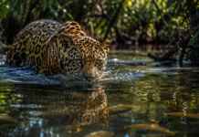 Eu achava que a onça-pintada evitava rios, até descobrir como o maior felino das Américas caça dentro da água