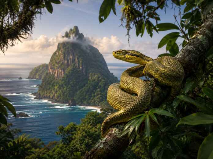 A poucos quilômetros do litoral paulista existe uma ilha onde uma população de serpentes seguiu um caminho evolutivo próprio. A jararaca-ilhoa vive apenas na Ilha da Queimada Grande. Seus ancestrais provavelmente ficaram isolados depois da elevação do nível do mar, ao final da última era glacial. Segundo o livro Bichos do Brasil, esse isolamento pode ter começado há mais de 10 mil anos. Sem conexão com as populações do continente, as serpentes passaram a enfrentar condições diferentes, incluindo uma disponibilidade peculiar de alimentos. Como as cobras ficaram presas na ilha? A Ilha da Queimada Grande não foi sempre uma ilha. Durante períodos em que o nível do mar estava mais baixo, a área fazia parte ou mantinha conexão com o continente. Com o fim da última glaciação e a subida das águas, as áreas mais baixas foram cobertas. O antigo morro transformou-se em ilha. Animais incapazes de atravessar o mar permaneceram isolados. Ao longo de milhares de anos, mutações, seleção natural e reprodução dentro daquela população produziram diferenças em relação às serpentes continentais. Esse processo é conhecido como isolamento geográfico. Por que a jararaca-ilhoa passou a usar árvores? Na ilha, não existe a mesma comunidade de pequenos mamíferos encontrada em áreas continentais. A jararaca-ilhoa adaptou-se a uma dieta fortemente associada às aves, incluindo espécies migratórias que utilizam o local. Para alcançar essas presas, a capacidade de subir em árvores e permanecer em galhos tornou-se vantajosa. Por isso, a espécie é descrita como arborícola ou semiarborícola. Ela não passa obrigatoriamente toda a vida no alto. Pode utilizar diferentes partes do ambiente, mas possui uma relação marcante com a vegetação. Seu veneno é diferente do encontrado na jararaca continental? O veneno apresenta características próprias e desperta interesse científico. Isso não significa que seja uma substância milagrosa pronta para curar doenças, nem que qualquer contato com a cobra tenha valor medicinal. Pesquisadores estudam componentes do veneno para compreender sua ação e avaliar possíveis aplicações. O trabalho exige laboratórios, controle rigoroso e muitos anos de investigação. A retirada ilegal de animais não ajuda a ciência. Ao contrário, ameaça uma espécie que existe em uma área extremamente pequena. Instituições como o Instituto Butantan realizam pesquisas dentro de procedimentos autorizados. A ilha está realmente coberta por uma cobra a cada metro? Histórias sobre a Queimada Grande frequentemente repetem estimativas sem explicar sua origem. A população não está distribuída de maneira uniforme. Há áreas mais adequadas, regiões menos ocupadas e variações causadas por vegetação, alimento e condições ambientais. Transformar uma estimativa populacional em “uma cobra a cada metro” cria uma imagem enganosa. Também é incorreto imaginar que a ilha seja um chão continuamente coberto por serpentes. A jararaca-ilhoa é numerosa em comparação com sua área de distribuição, mas continua sendo uma espécie ameaçada. Como um animal abundante em uma ilha pode estar ameaçado? A vulnerabilidade não depende apenas do número absoluto de indivíduos. Toda a população natural está concentrada em um único local. Um evento grave pode atingir grande parte da espécie ao mesmo tempo. Entre os possíveis riscos estão: incêndios; doenças; alterações na vegetação; eventos climáticos extremos; redução das aves utilizadas como alimento; tráfico de animais; baixa diversidade genética; introdução de espécies invasoras. Uma população continental distribuída por milhares de quilômetros possui mais oportunidades de resistir a um desastre localizado. Uma espécie restrita a uma ilha pequena não conta com essa proteção. O acesso à ilha é restrito A Ilha da Queimada Grande não funciona como um destino turístico convencional. O acesso é controlado, e visitas dependem de autorizações e objetivos específicos, como pesquisa, fiscalização ou atividades oficiais. A restrição protege visitantes e reduz a perturbação sobre o ambiente. Também dificulta o tráfico, embora não elimine completamente o problema. Ninguém deve tentar chegar ao local por conta própria. A jararaca-ilhoa não é um monstro O isolamento transformou a espécie em alvo de histórias assustadoras. Entretanto, a cobra não existe para perseguir pessoas. Seu comportamento está relacionado à sobrevivência, à obtenção de alimento e à defesa. O maior risco para seu futuro não é a falta de capacidade para sobreviver na ilha. É o fato de toda a espécie depender da estabilidade de um território muito pequeno. A jararaca-ilhoa tornou-se diferente porque ficou isolada. Agora, esse mesmo isolamento que criou sua singularidade também representa sua maior fragilidade.