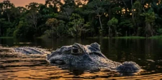 Manejo comunitário promove o retorno do jacaré-açu a lagos da Amazônia após três décadas de desaparecimento local