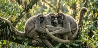 Organização social do muriqui-do-norte desafia modelos clássicos da primatologia com base na ausência de hierarquia e na cooperação pacífica