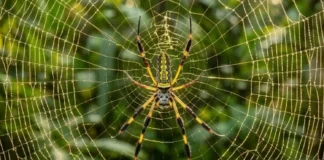 Aranha de teia dourada produz na Amazônia seda cinco vezes mais resistente que o aço e revoluciona a engenharia de materiais