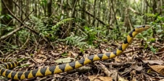 Caninana atinge velocidade de perseguição rara entre serpentes e destaca-se por caça ativa em vez de emboscada