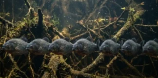 Piranha-preta gerencia agressividade através de hierarquia visual e só ativa ataques em massa sob estresse de seca e escassez