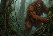 Tradição oral amazônica preserva o mito do Mapinguari como um gigante peludo que atua como guardião punitivo da floresta