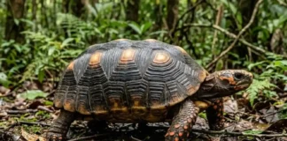 As marcas do tempo: como o jabuti supera os cem anos de vida e registra décadas de história em seu casco