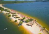 Como a vazante do rio Tapajós cria as famosas praias de água doce em Alter do Chão no verão amazônico