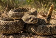 Ataque molecular duplo da cascavel combina neurotoxinas e hemotoxinas com efeitos químicos que nenhuma outra serpente replica no Brasil