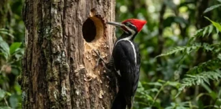 Engenharia florestal do pica-pau cria habitações vitais para corujas, periquitos e morcegos que não sabem cavar