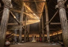 Arquitetura ancestral dos povos Yanomami e Tukano une ciência dos materiais tropicais à cosmologia ecológica das florestas.