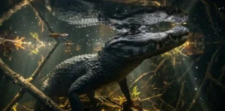 Como a velocidade do bote do jacaré-açu combina força mandibular extrema e emboscadas nas margens dos rios tropicais