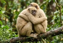 Como a sociedade igualitária do muriqui-do-norte elimina o macho alfa e promove a paz nas florestas brasileiras