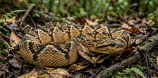 Como a extrema sensibilidade da surucucu-de-fogo ao desmatamento ameaça a maior serpente peçonhenta das florestas densas
