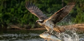 Engenharia natural oculta revela como esta ave mergulha na água e decola carregando peixes gigantescos