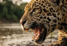 Onça-pintada tem a mordida mais forte das Américas e perfura o crânio de jacarés e capivaras com precisão cirúrgica