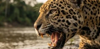 Onça-pintada tem a mordida mais forte das Américas e perfura o crânio de jacarés e capivaras com precisão cirúrgica