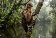 Cigana é a única ave do Brasil cujos filhotes nascem com garras nas asas para escalar galhos na floresta