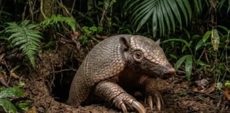El tatú carreta y sus madrigueras gigantes en la Amazonía