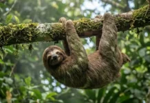 A biologia extraordinária da preguiça revela o metabolismo mais lento entre todos os mamíferos da vasta floresta amazônica