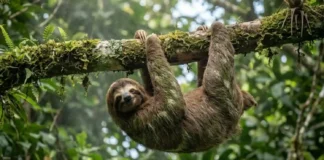 A biologia extraordinária da preguiça revela o metabolismo mais lento entre todos os mamíferos da vasta floresta amazônica
